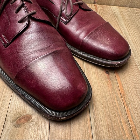 Bruno Magli Men’s Cordovan Lace Up Branson Toe Cap Oxford Dress Shoes size 8‎ main image 6